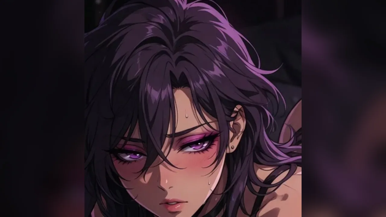 Portrait of Saki, an AI companion on Fellowi.